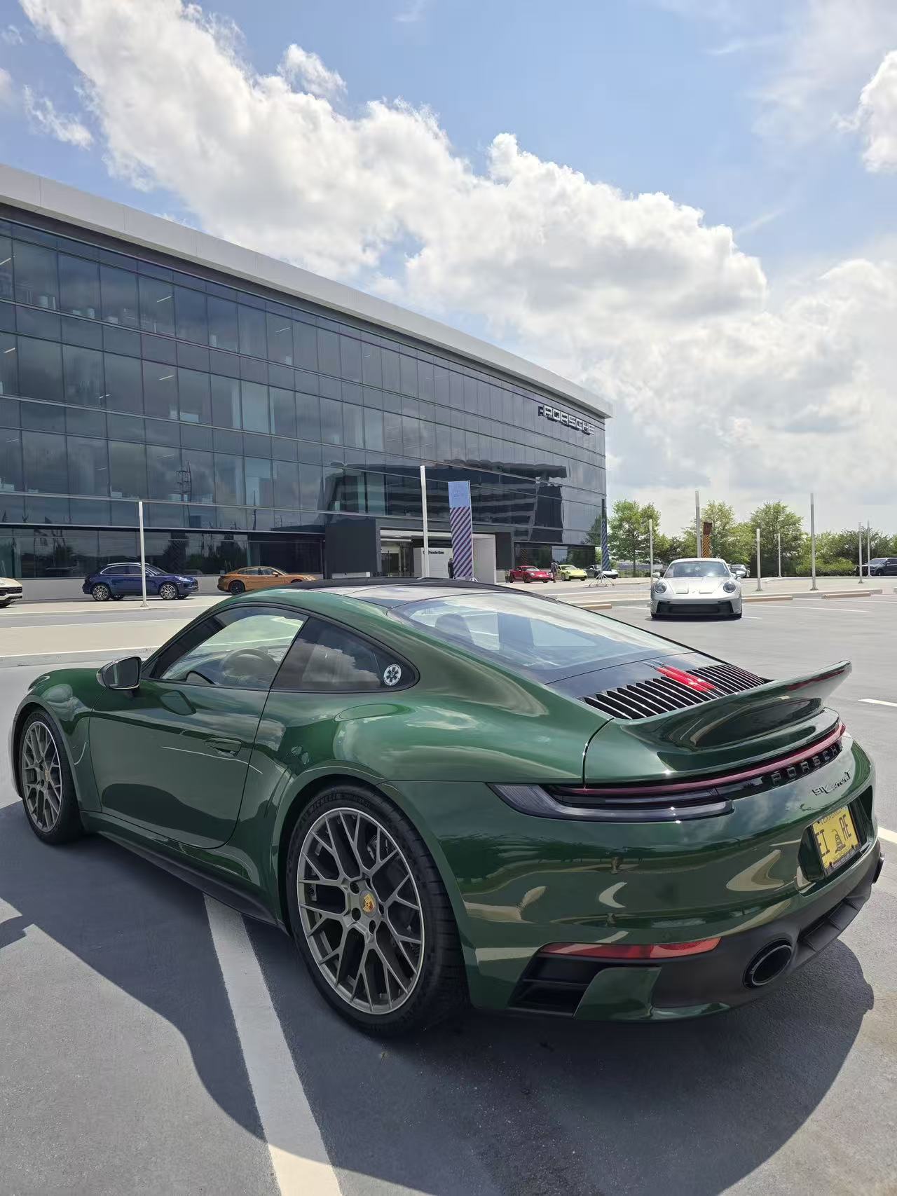 Porsche 992 with Sixth Carbon Sport Classic-style dry carbon fiber ducktail spoiler — gallery photo 13