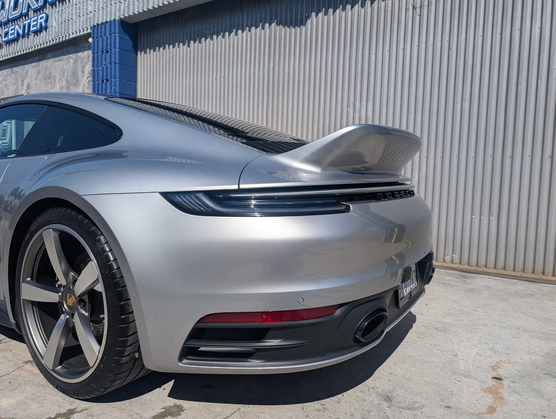 Porsche 992 with Sixth Carbon Sport Classic-style dry carbon fiber ducktail spoiler — gallery photo 6