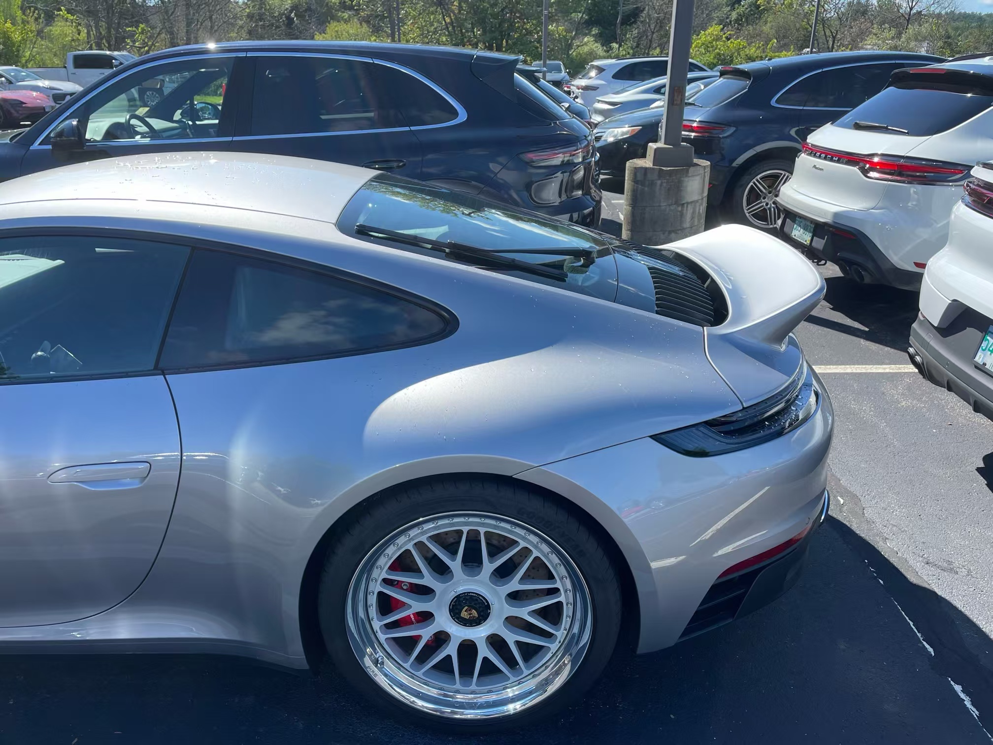 Porsche 992 with Sixth Carbon Sport Classic-style dry carbon fiber ducktail spoiler — gallery photo 14