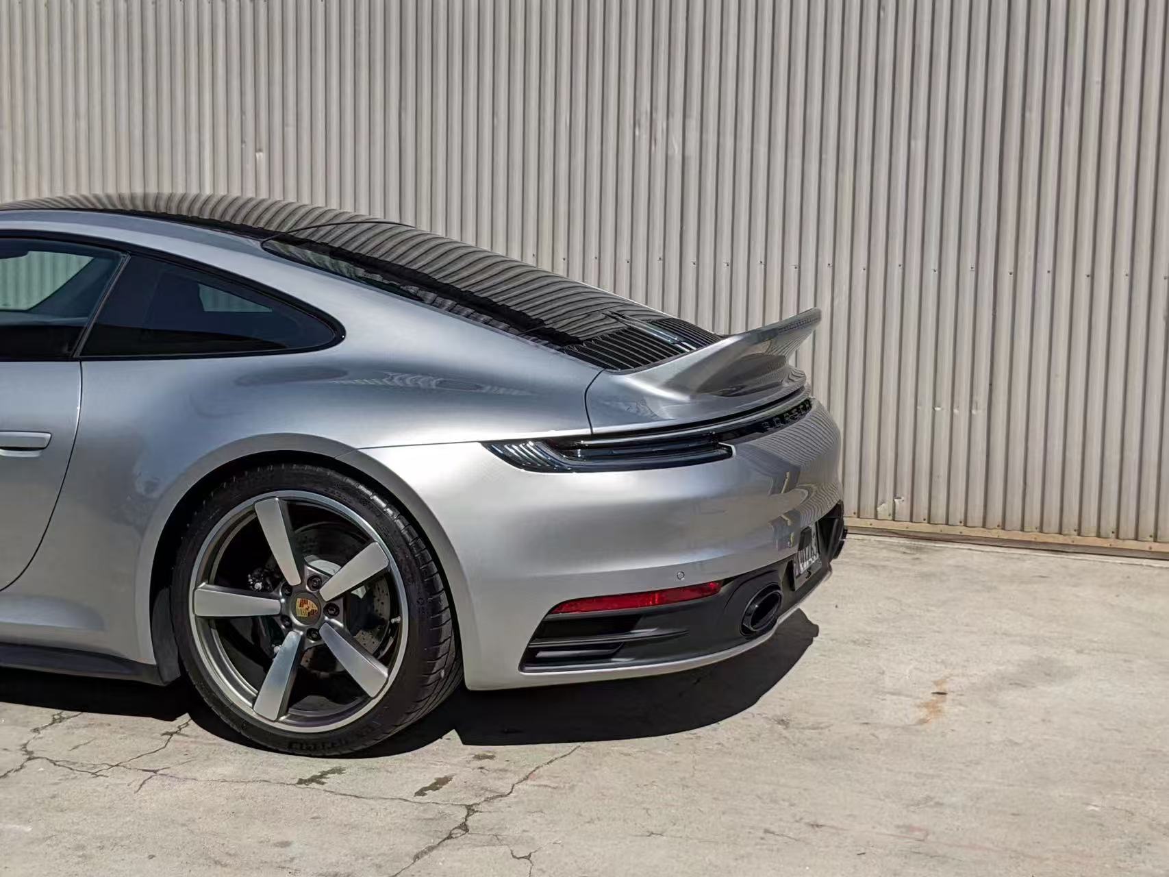Porsche 992 with Sixth Carbon Sport Classic-style dry carbon fiber ducktail spoiler — gallery photo 17