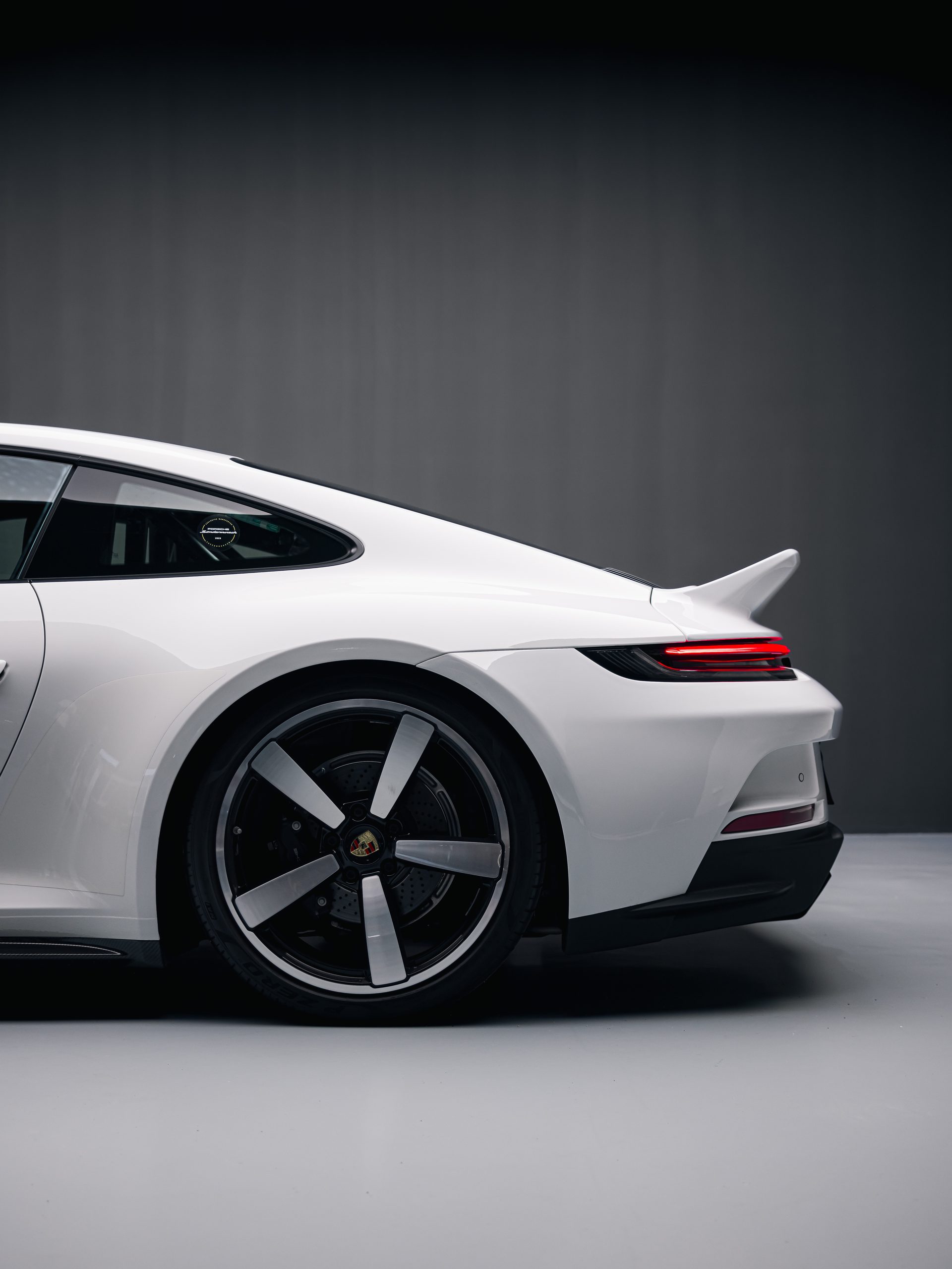 Porsche 992 with Sixth Carbon Sport Classic-style dry carbon fiber ducktail spoiler — gallery photo 3